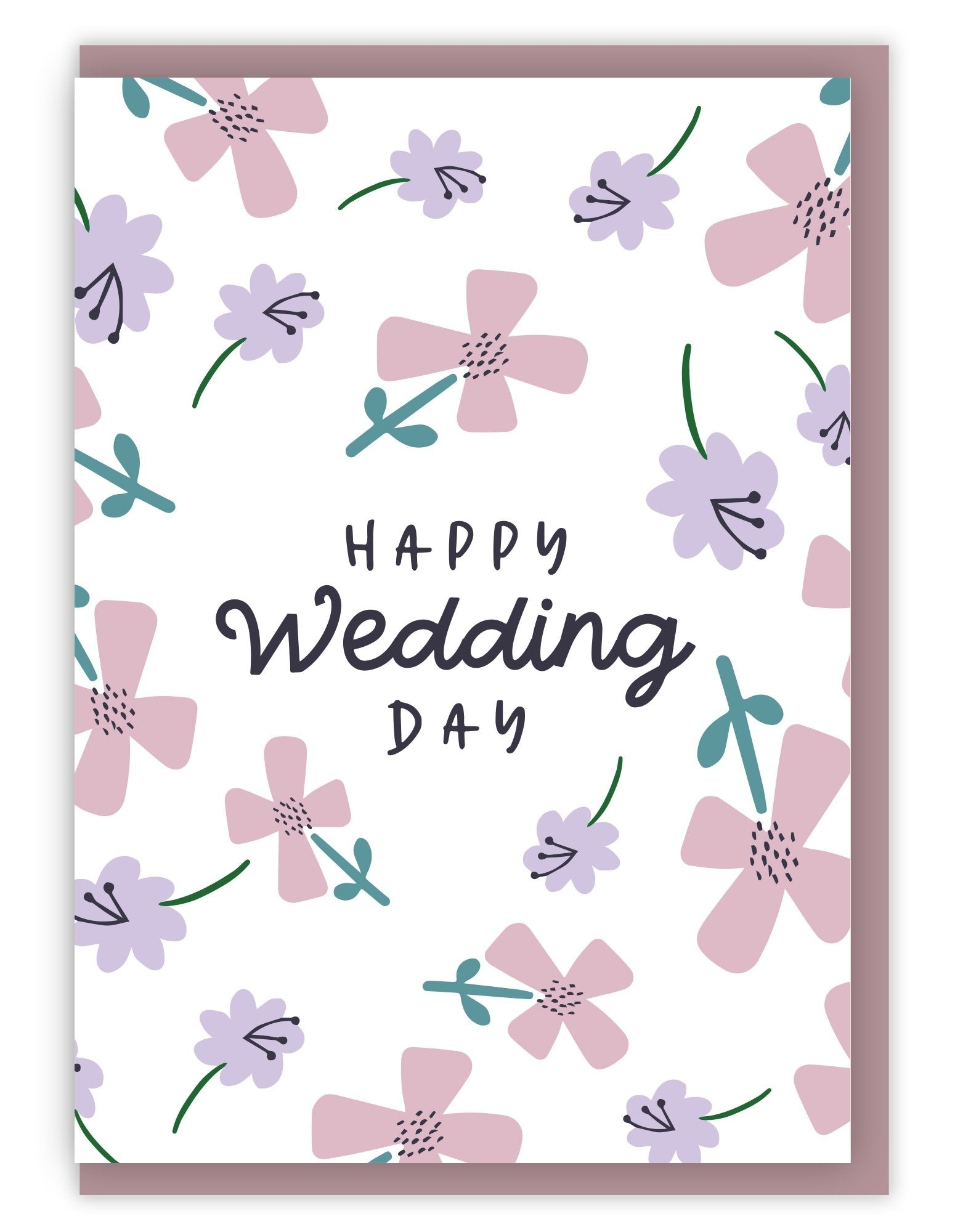 Happy Wedding Day' (Petals) with bible verse A6 Greeting Card | Free  Delivery when you spend £10 at Eden.co.uk
