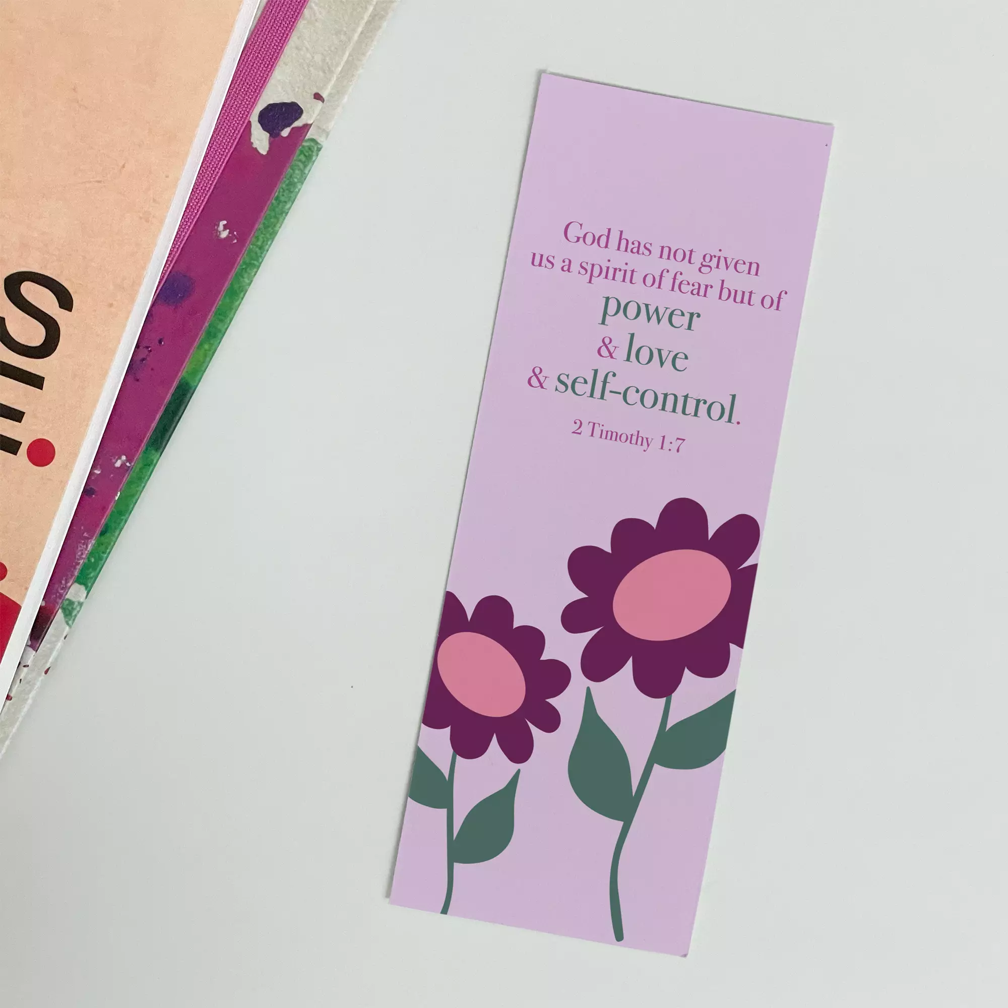 Power & Love (Violet) Bookmark