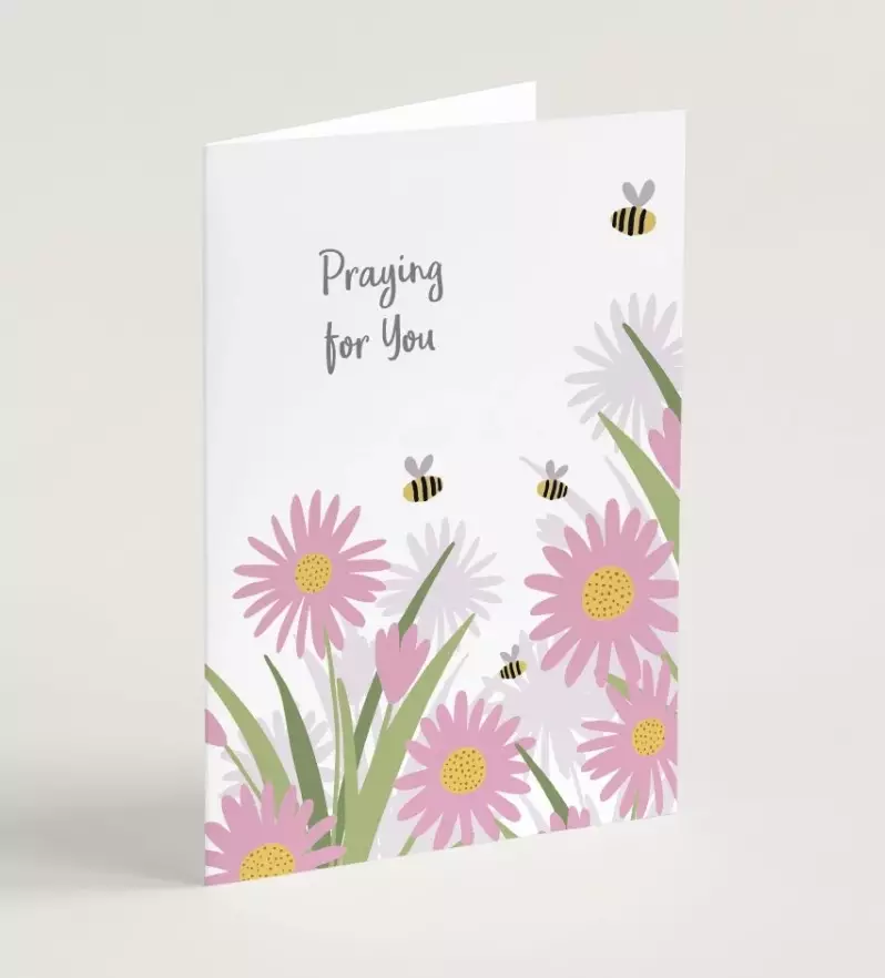 Praying For You Greeting Card & Envelope