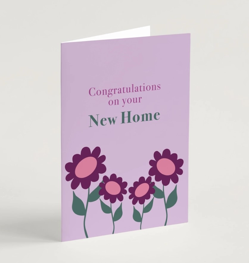 New Home Greeting Card & Envelope Free Delivery when you spend £10 at