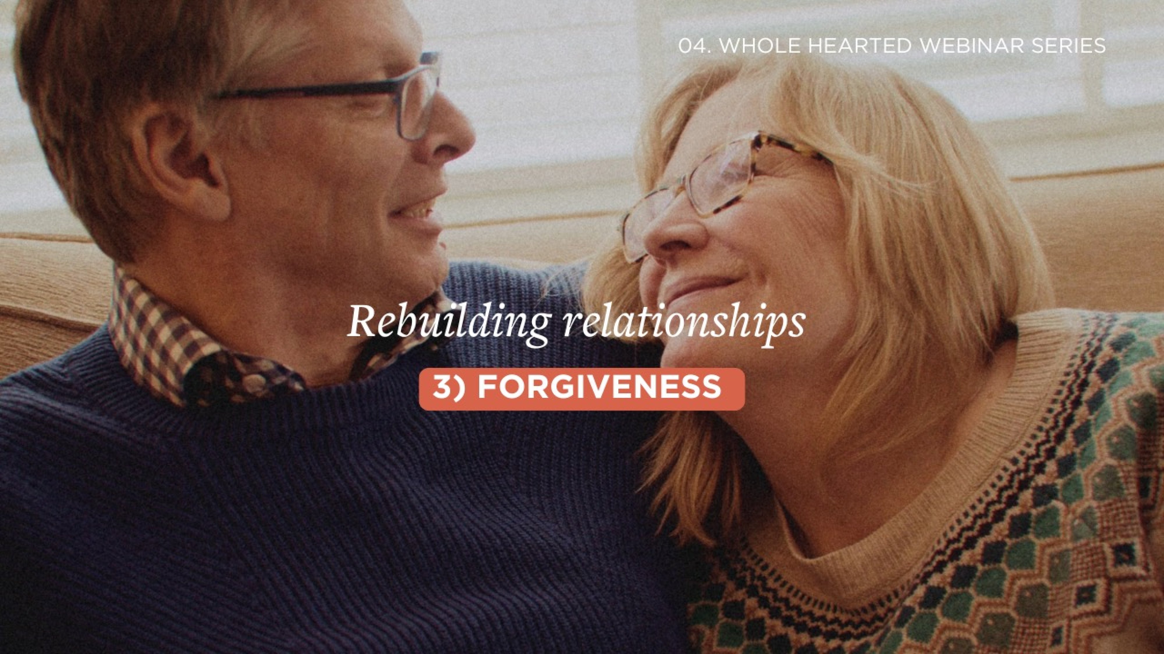 Forgiveness - Exploring the 'F Word'