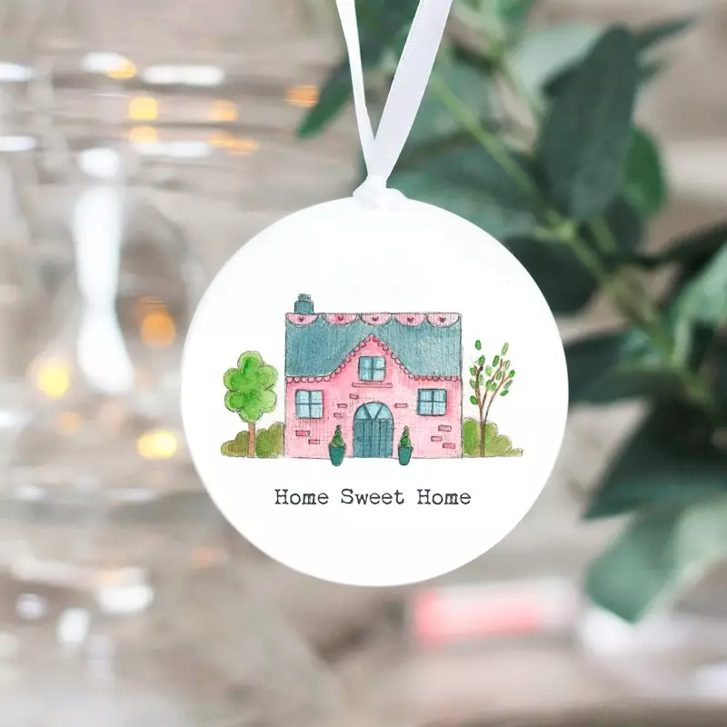 Home Sweet Home Ceramic Hanging Decoration