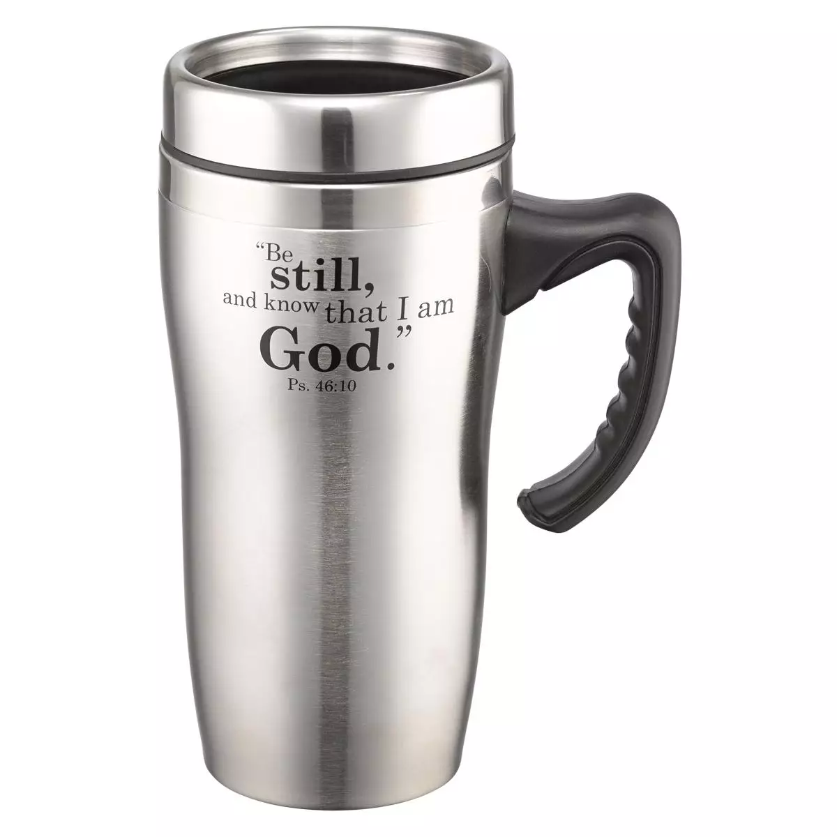 Be Still and Know Psalm 46:10 Stainless Steel Travel Mug