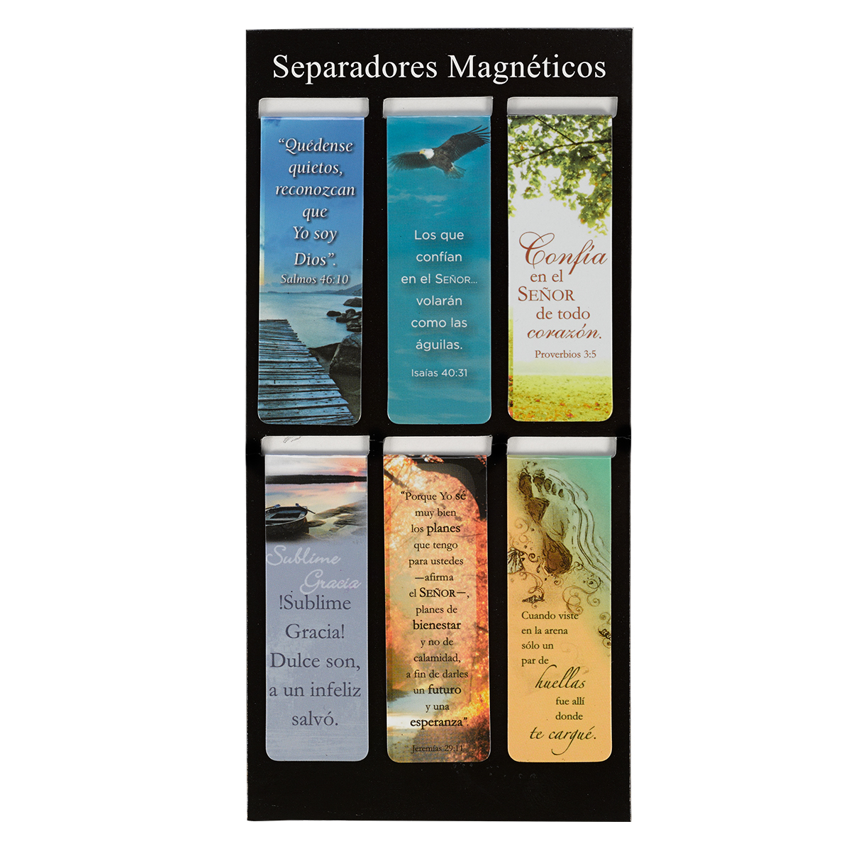 Quédense Quietos, Marcadores De Libros Magnéticos (Be Still, Magnetic  Bookmarks) 