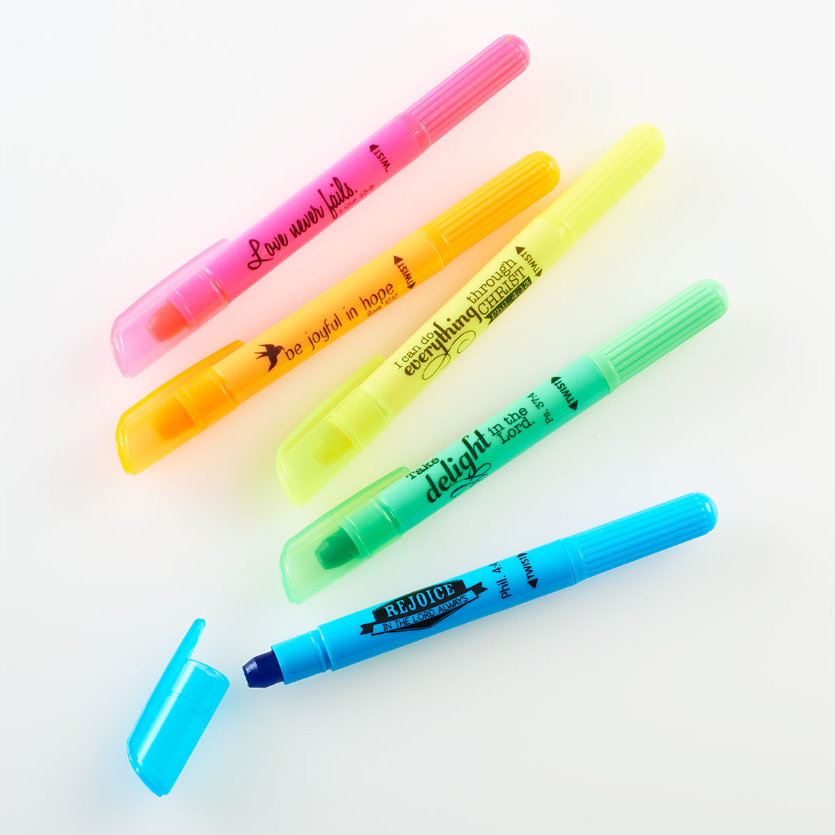 Twist and Glide 5 Piece Gel Highlighter Set Free Delivery when you