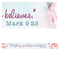 Magnetic Strip Everything is Possible Mark 9:23