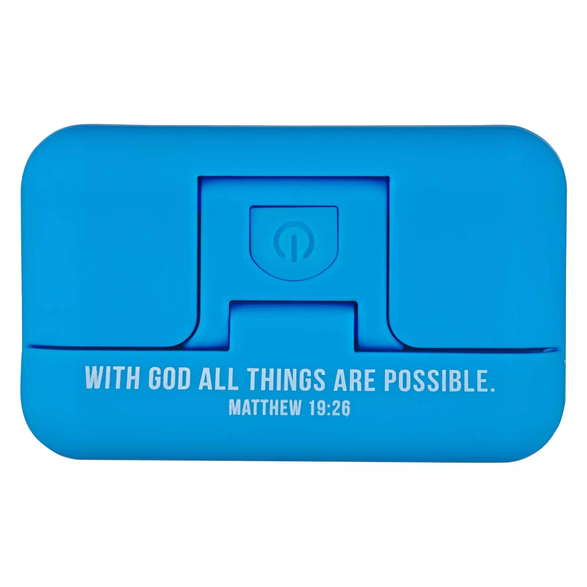 Book Light Blue With God all Things are Possible Matt. 19:26