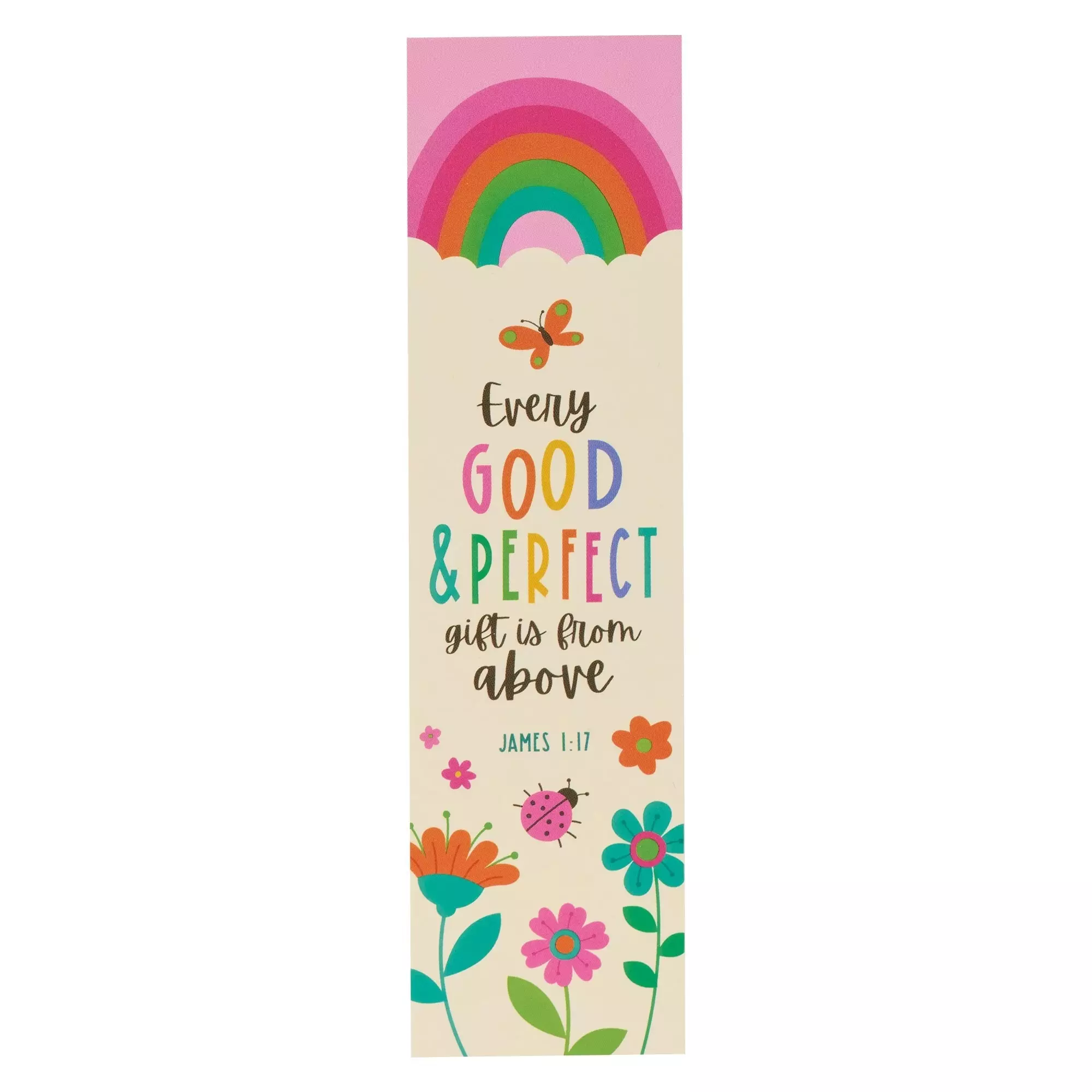Bookmark-Rainbow/Every Good & Perfect Gift James 1:17 (Pack Of 10)