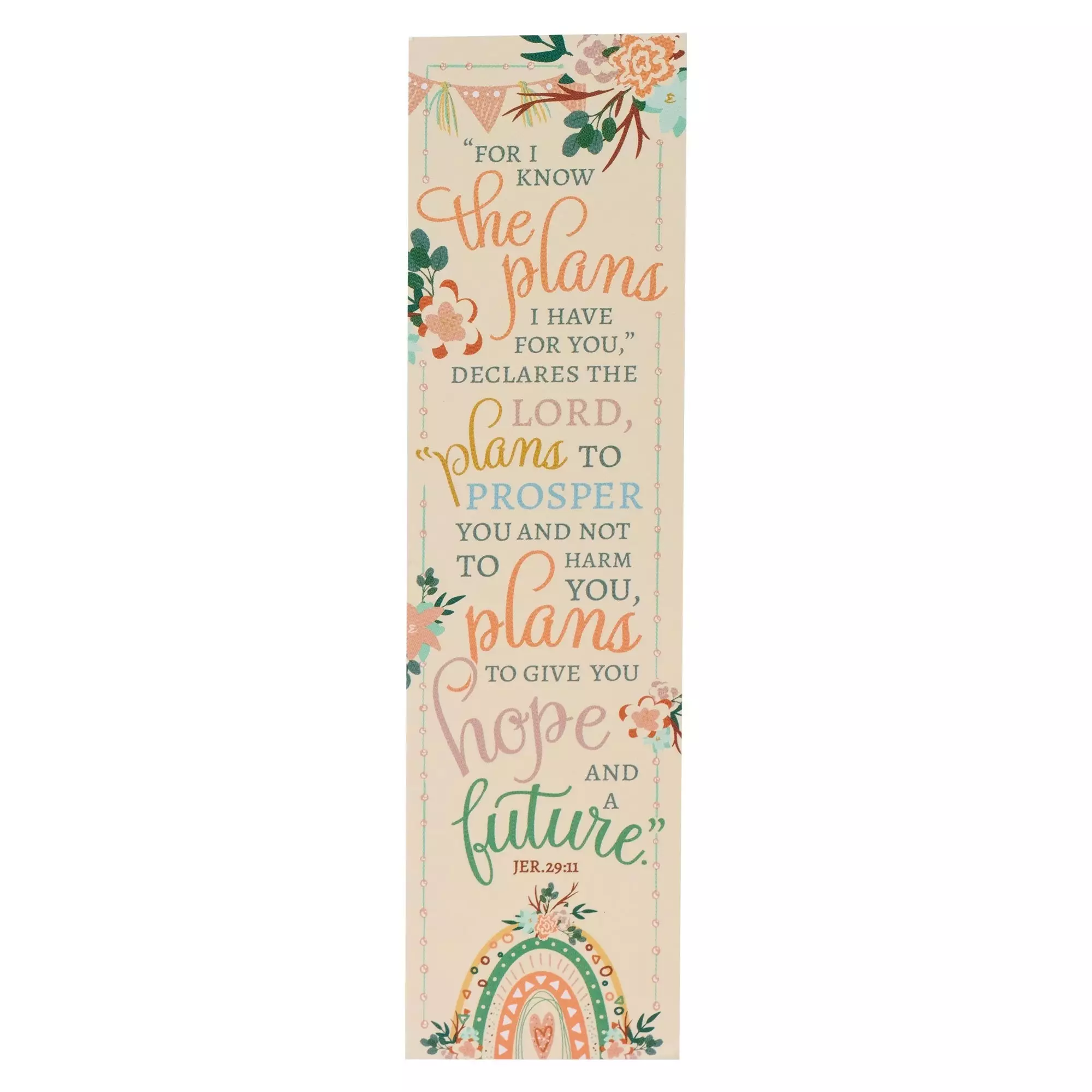 Bookmark-Tan/I Know the Plans Jer. 29:11 (Pack Of 10)
