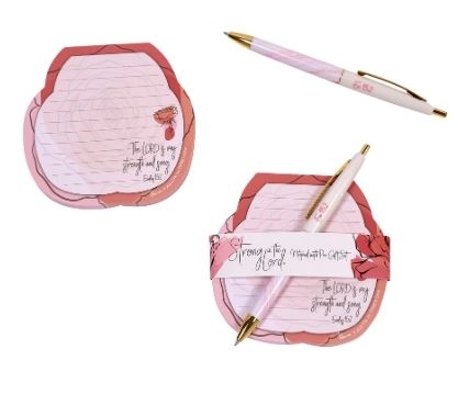 Notepad & Pen Set- Strong in the Lord®