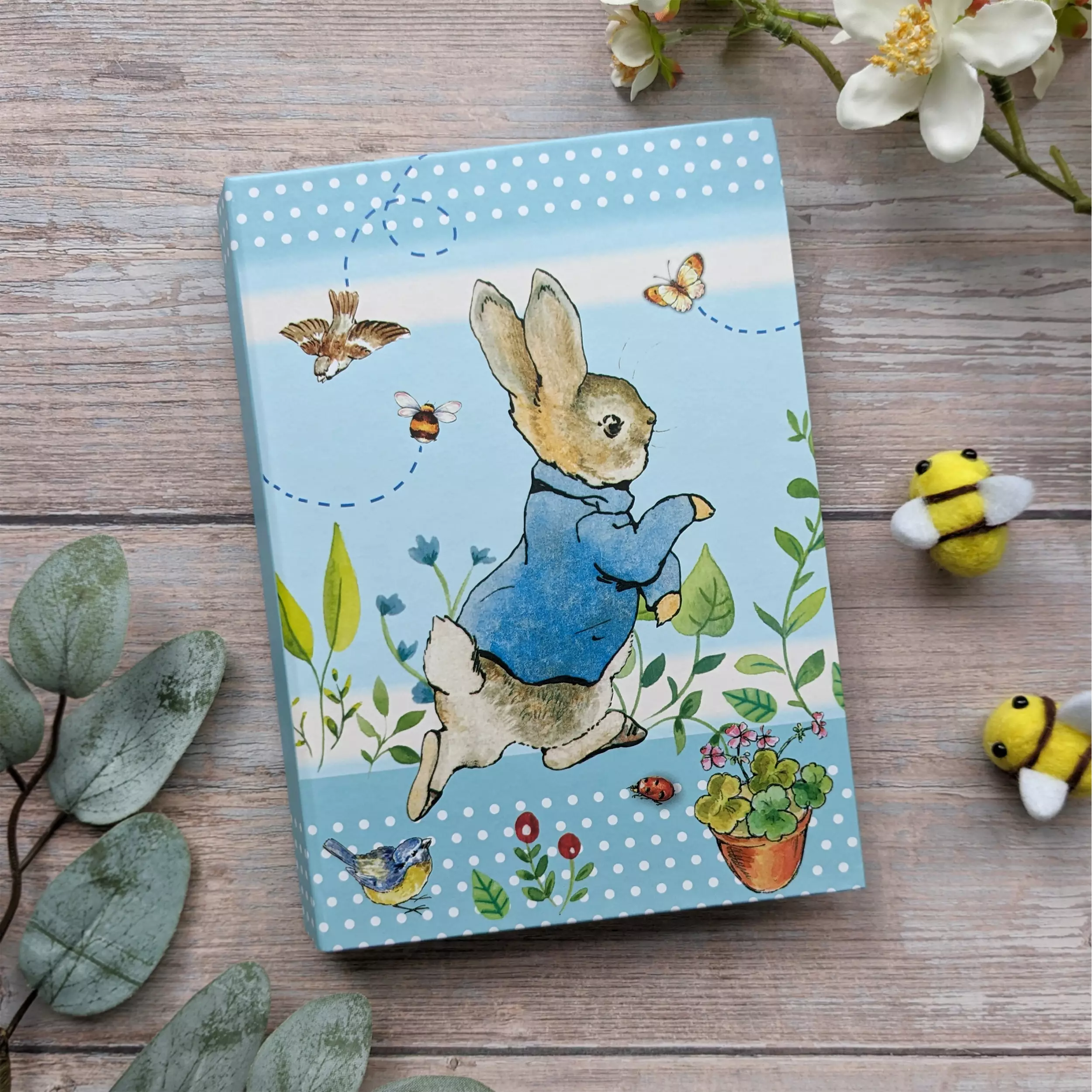 Things To Do Folder/Sticky Notes - Peter Rabbit Pastel Stripes