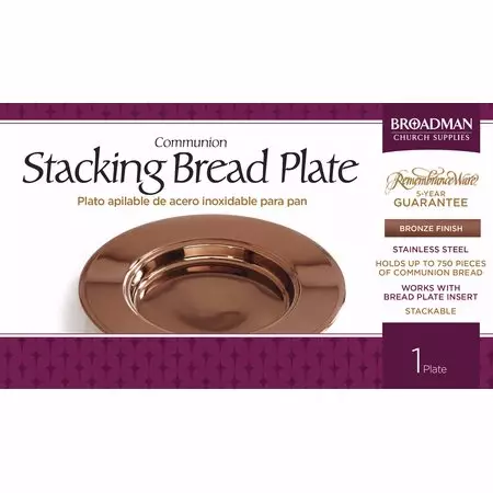 Bronze Stacking Bread Plate