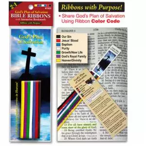 BIBLE RIBBONS WITH BOOKMARK GO
