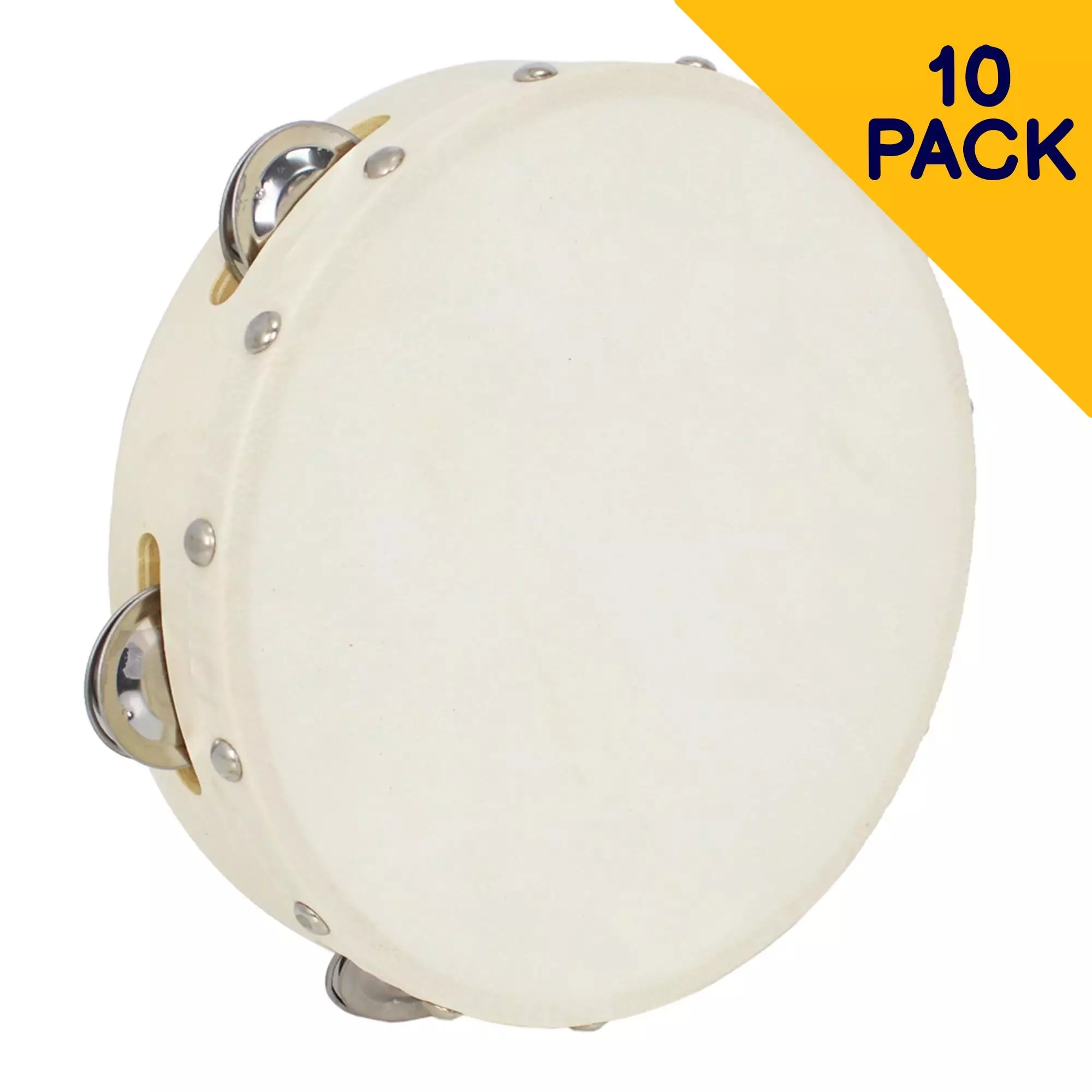 Pack of 10 8 Inch Tambourines