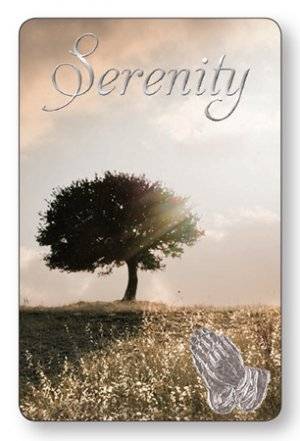 Serenity Prayer Laminated Card Pack of 12