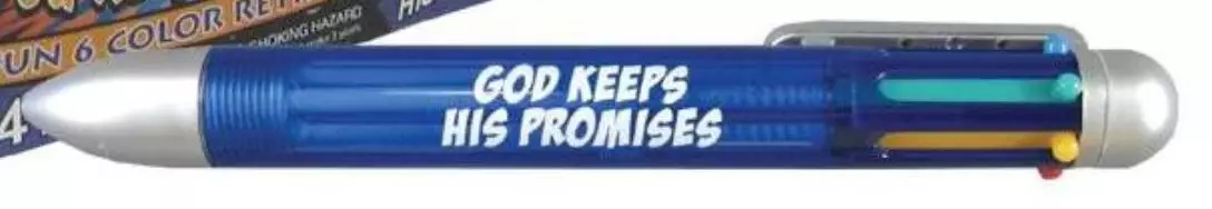 God Keeps His Promises 4 Colour Click Pen