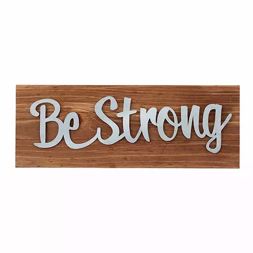 Be Strong Farmers Market Tabletop Plaque