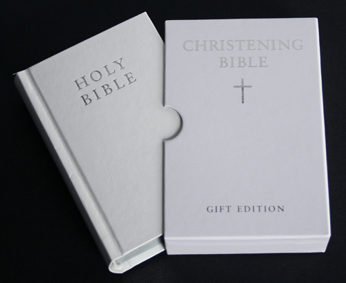 KJV Christening Bible White Hardback Gift Slipcase By William Collins KJV Christening Bible White Hardback Gift Slipcase By William Collins