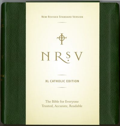 NRSV Extra Large Print Catholic Edition Green Imitation Leather Ribbon NRSV Extra Large Print Catholic Edition Green Imitation Leather Ribbon