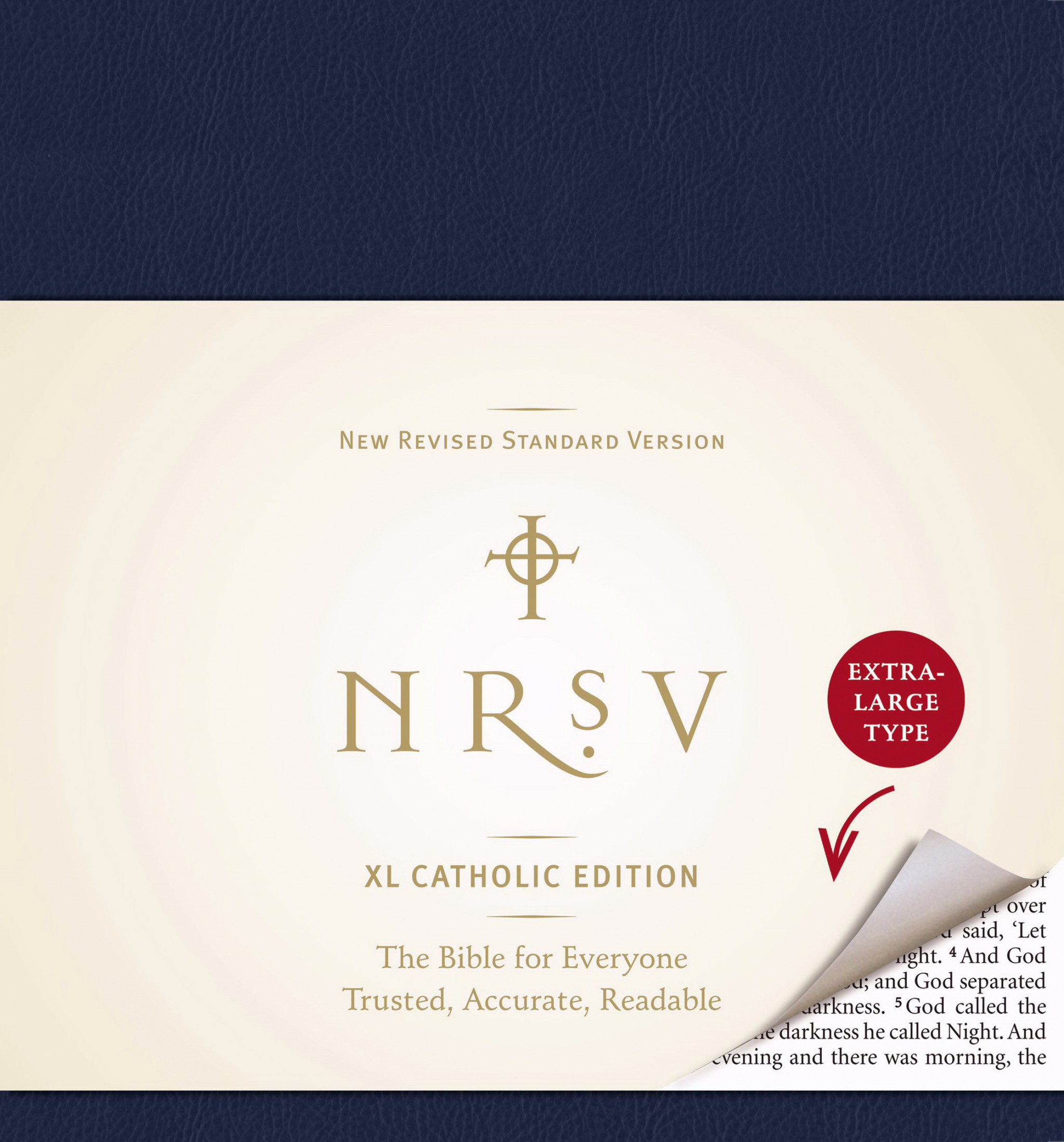 NRSV XL Catholic Edition Bible By Harper Bibles (Hardback)