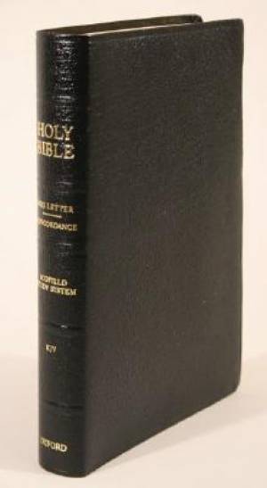 KJV Old Scofield Study Bible Classic Edition Leather Black (Leather)