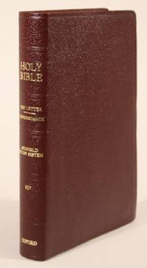 KJV Old Scofield Study Bible Classic Edition Burgundy By C I Scofield