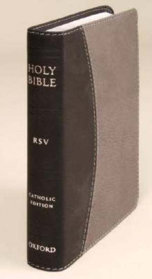RSV Catholic Bible Compact Edition Imitation leather Grey Black