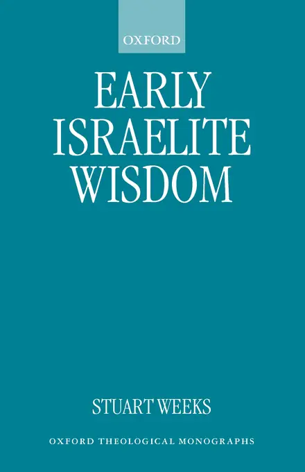 Early Israelite Wisdom: Free Delivery at Eden.co.uk