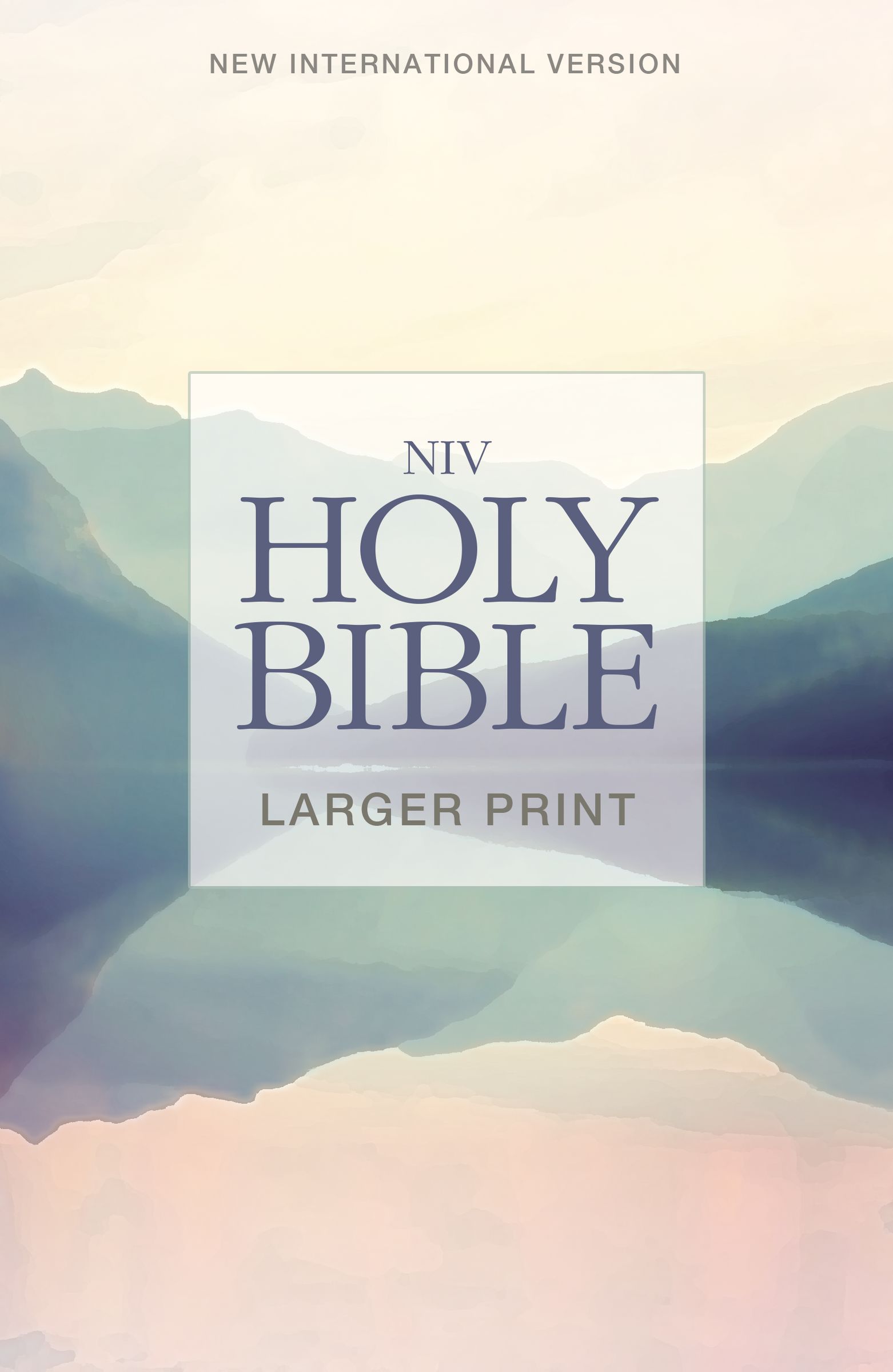 NIV Holy Bible Larger Print Paperback Free Delivery When You Spend 