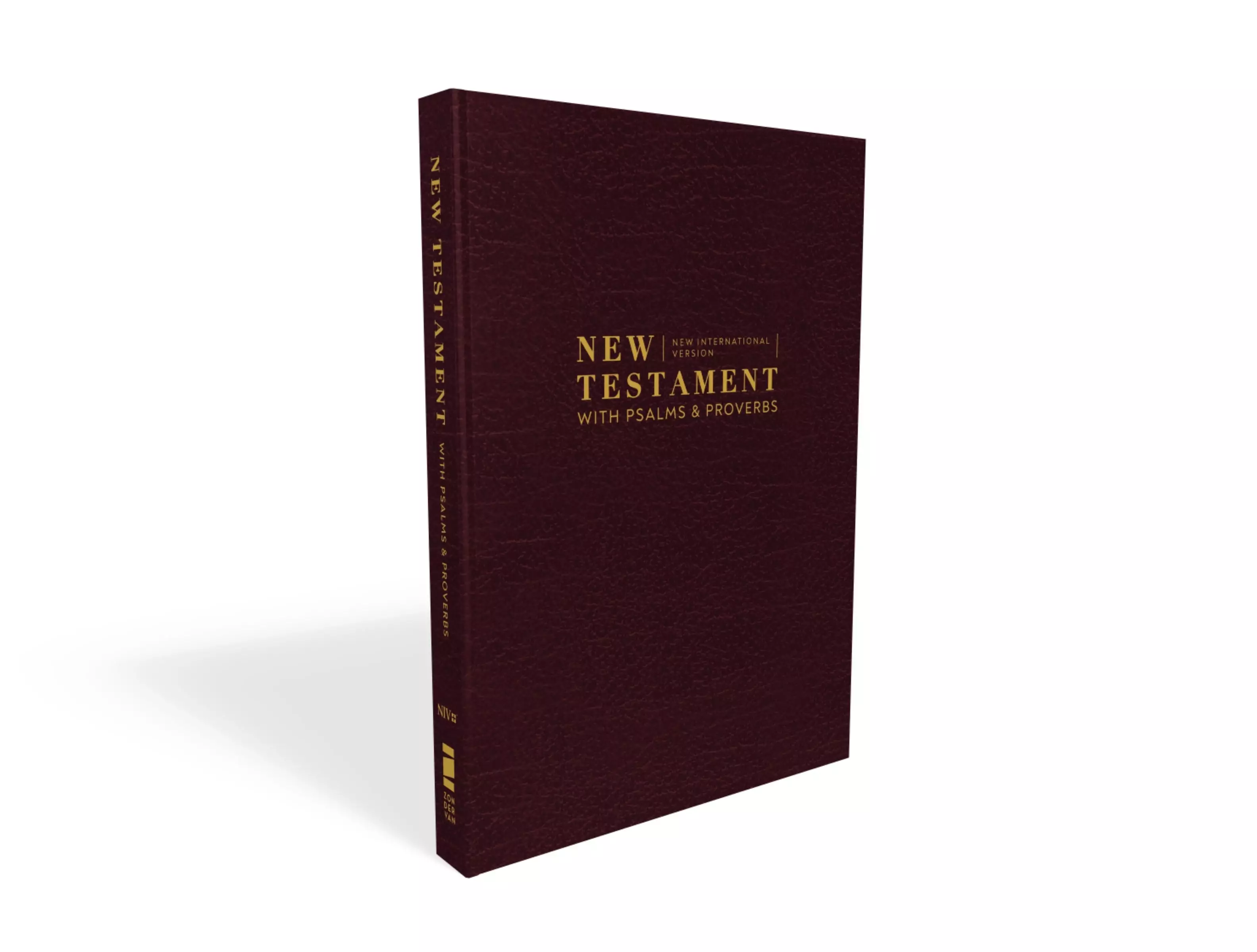 NIV, New Testament with Psalms and Proverbs, Pocket-Sized, Paperback, Burgundy, Comfort Print