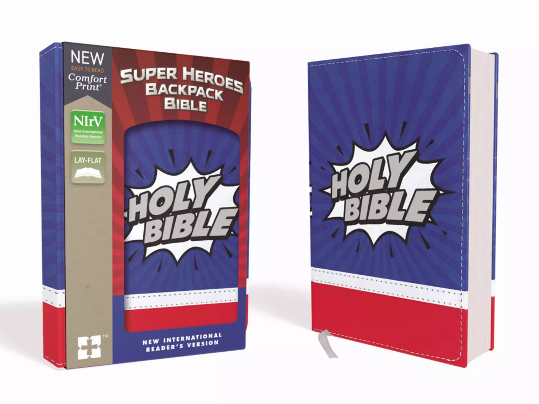 NIrV Super Heroes Backpack Bible