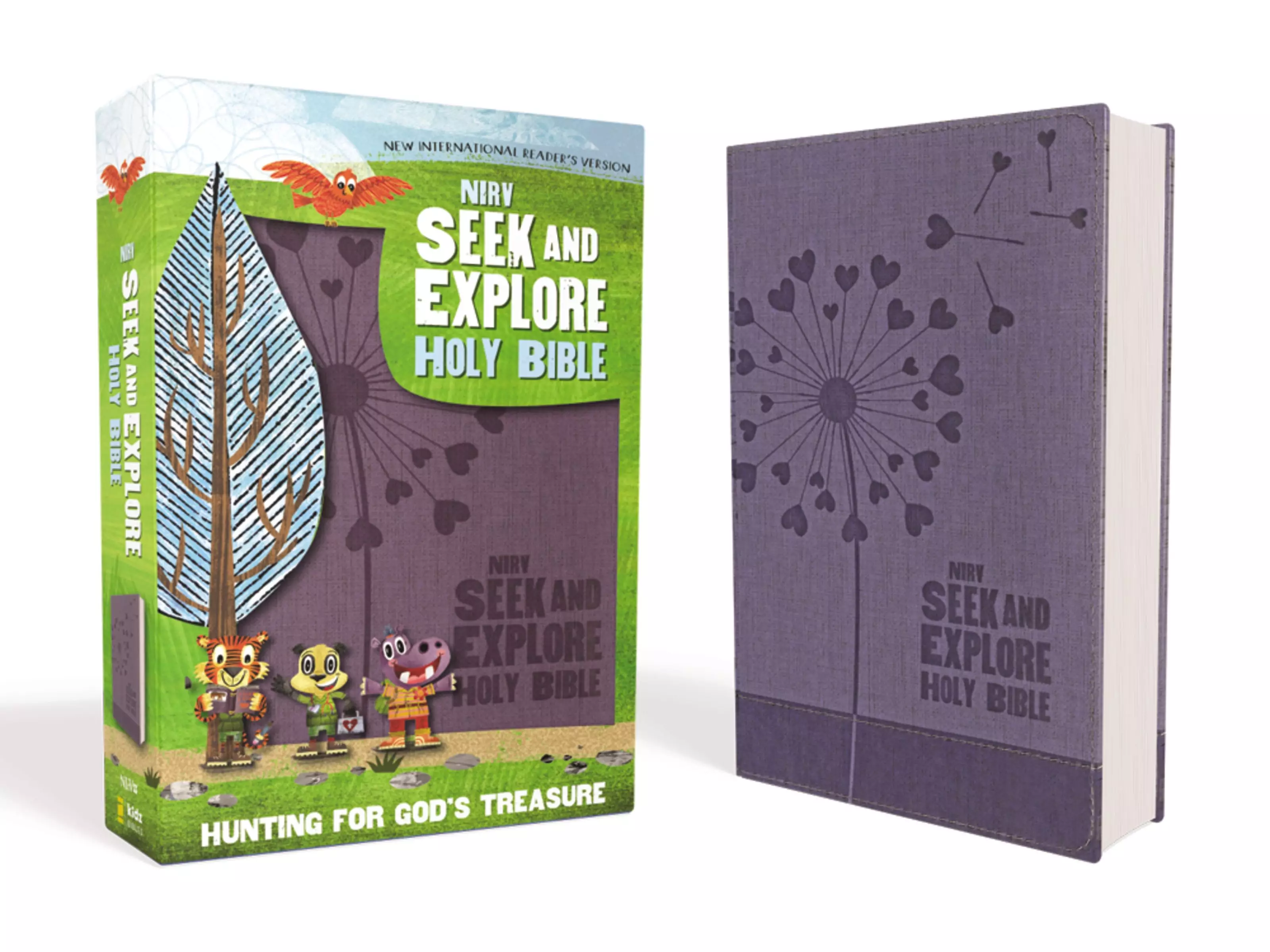 NIrV Seek And Explore Holy Bible, Periwinkle