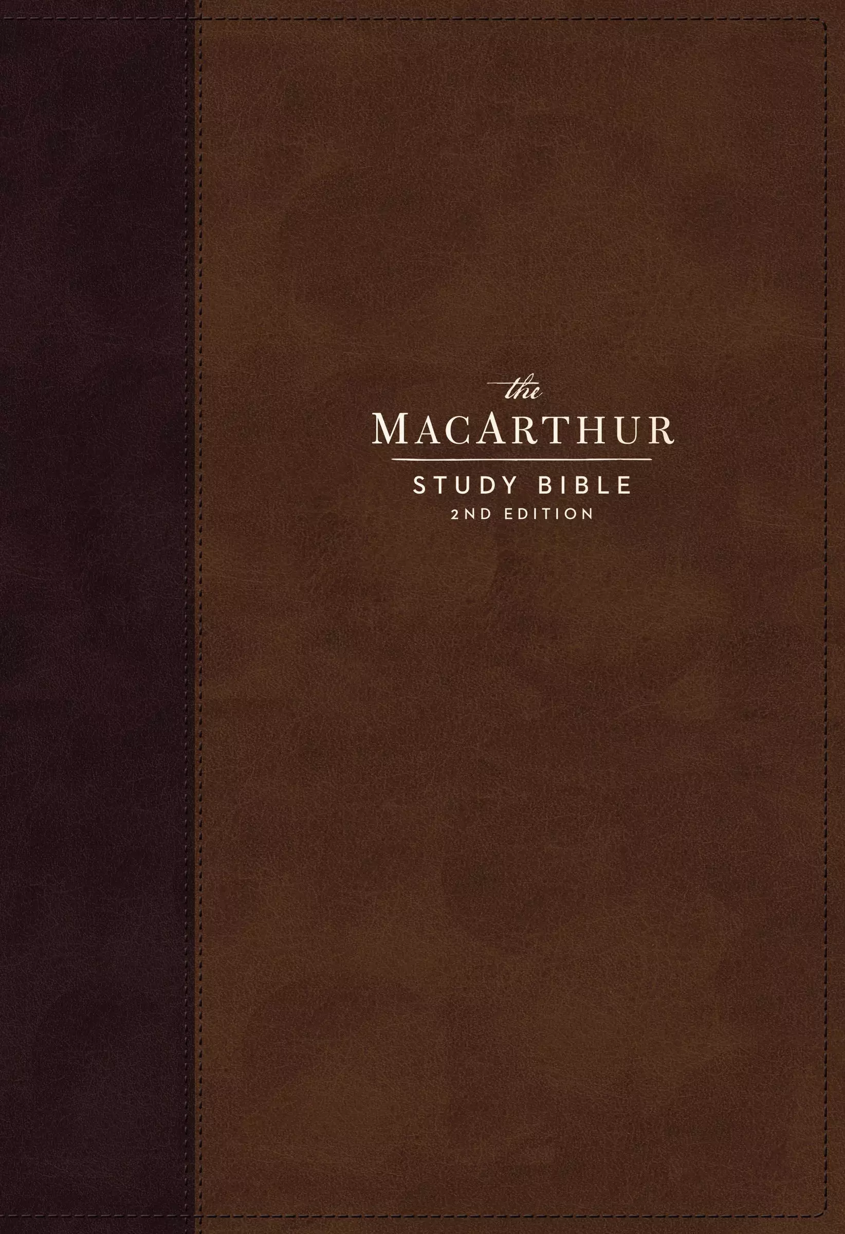 NKJV, MacArthur Study Bible, 2nd Edition, Leathersoft, Brown