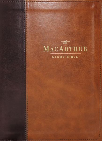 NASB, MacArthur Study Bible, 2nd Edition, Leathersoft, Brown