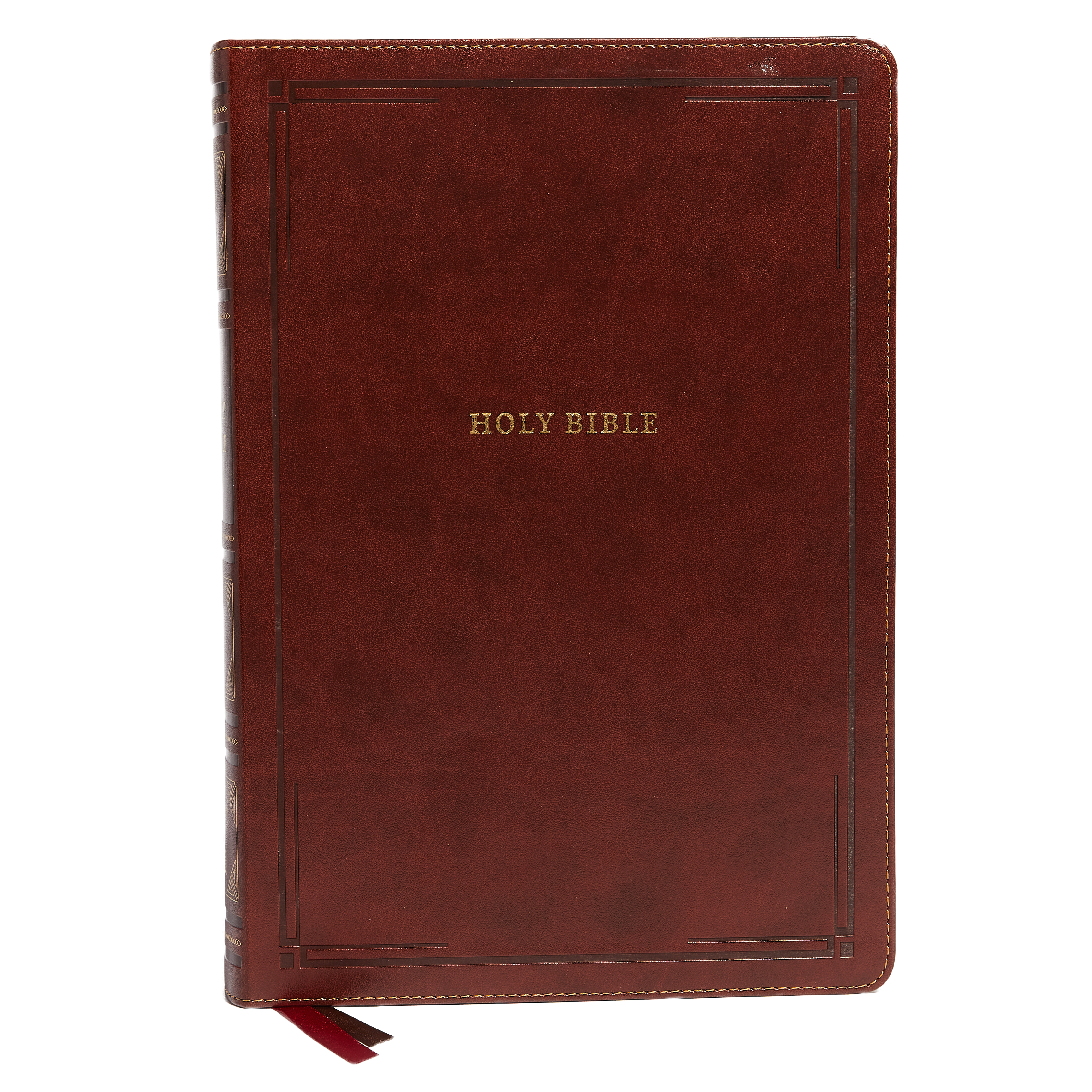 FMWオフィシャル・ビデオ(32)～FMW HARD CORE BIBLE～究… NKJV Holy Bible, Super Giant Print Reference Bible, Brown