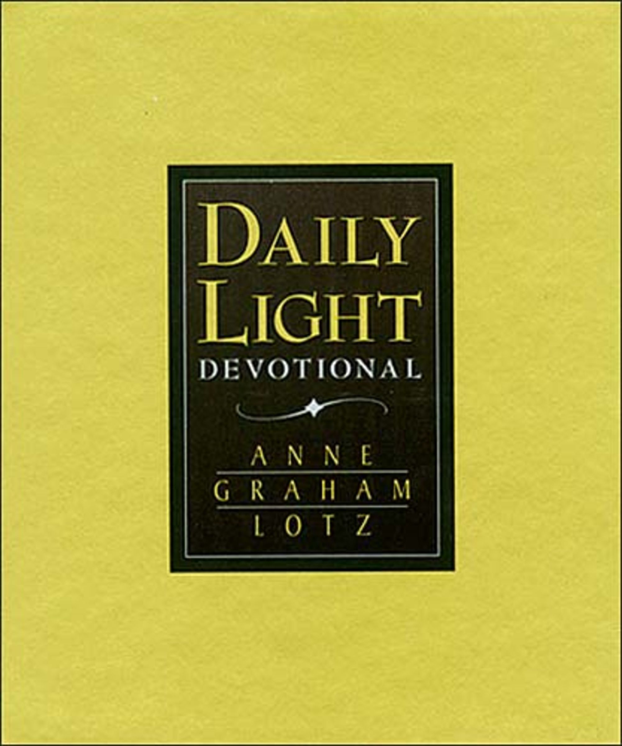 Daily Light Devotional Black by Anne Graham Lotz Free Delivery