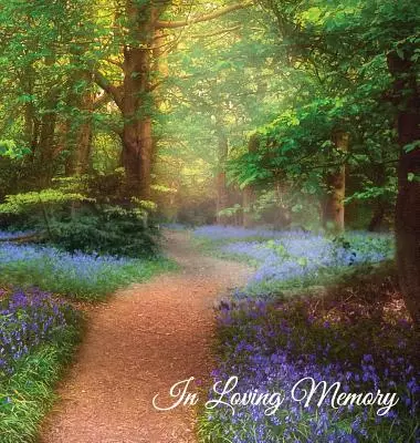 "In Loving Memory" Funeral Guest Book, Memorial Guest Book, Condolence Book, Remembrance Book for Funerals or Wake, Memorial Service Guest Book