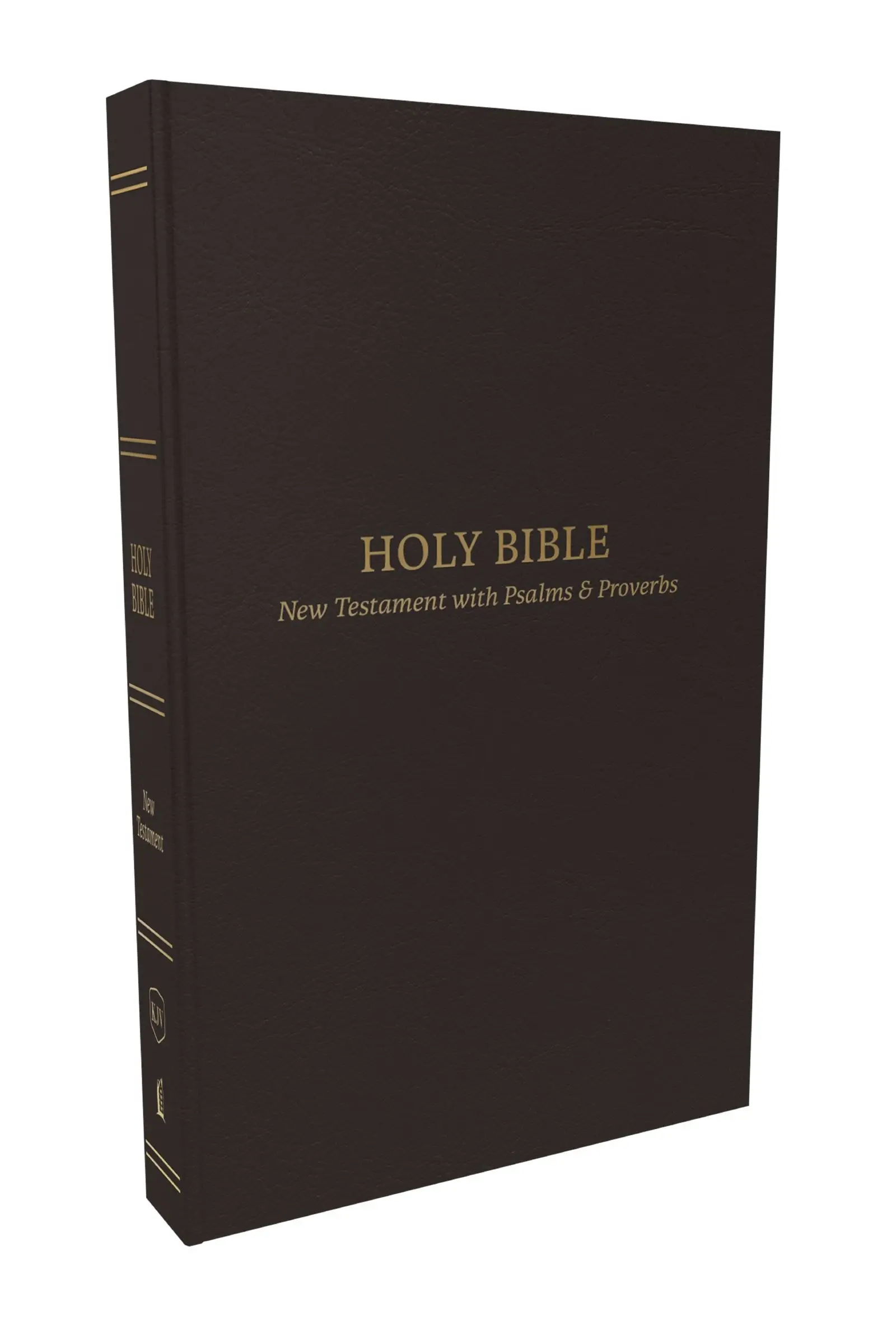 KJV Holy Bible: Pocket New Testament with Psalms and Proverbs, Black ...