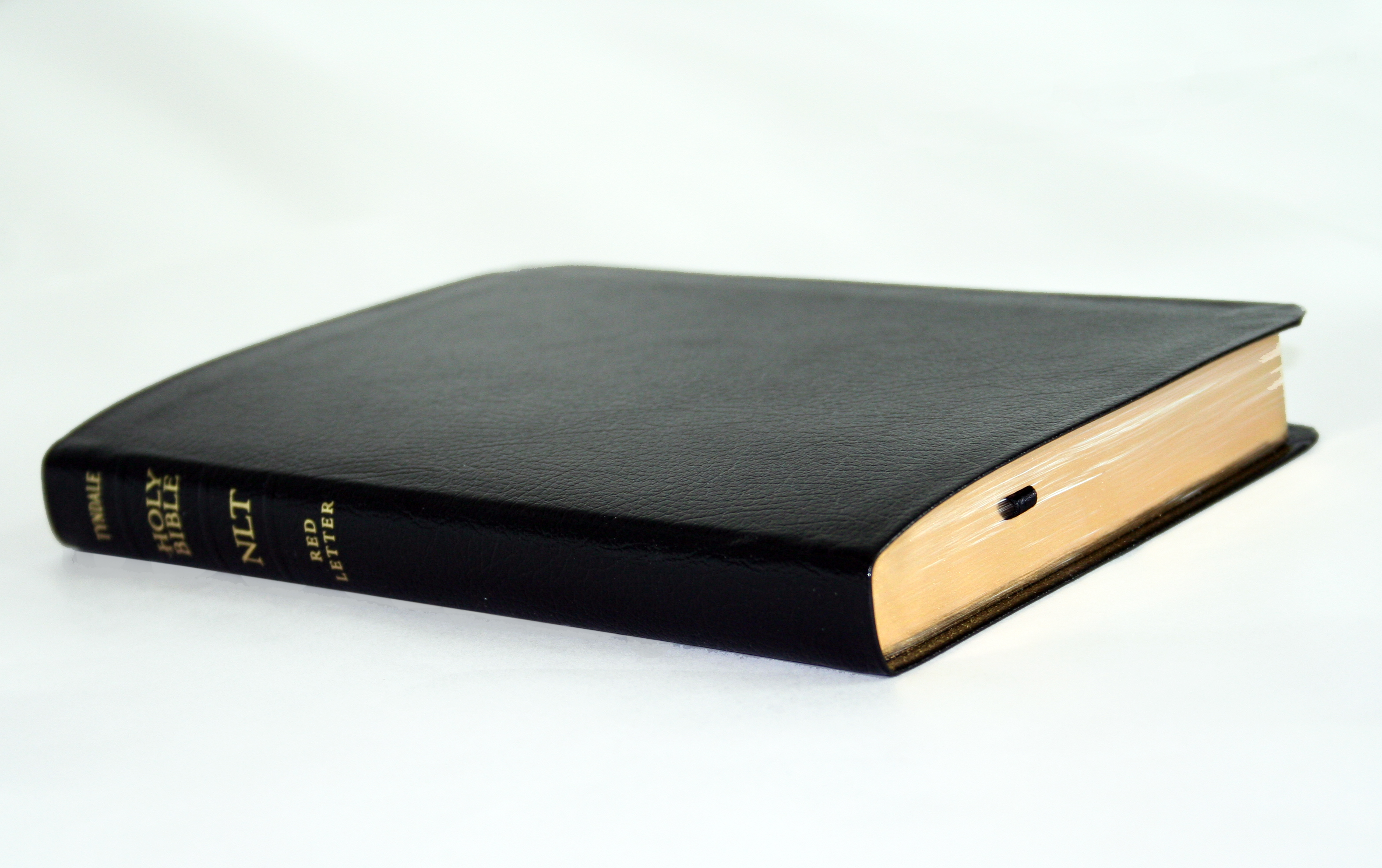 NLT Slimline Reference Bible Black, Bonded Leather Free Delivery