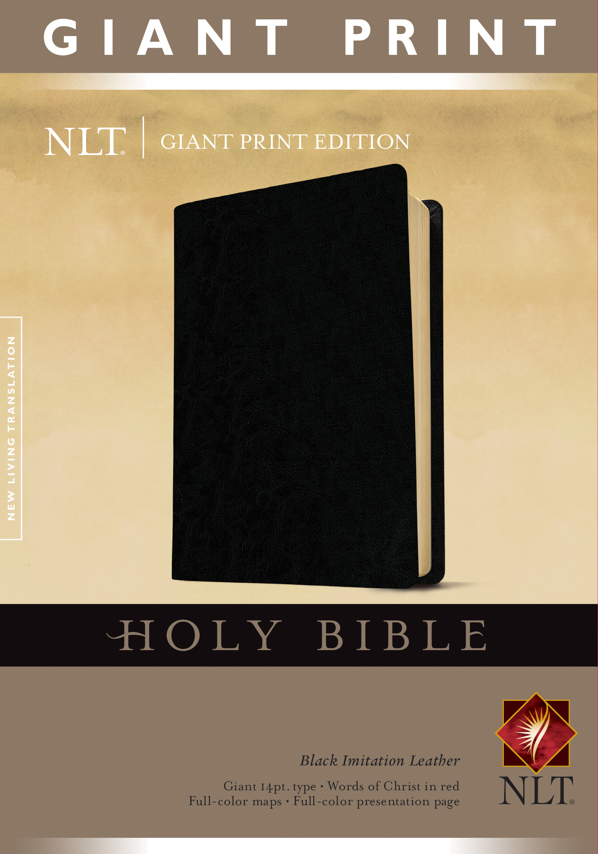 NLT Giant Print Bible Black 9781414314280 | Free Delivery at Eden