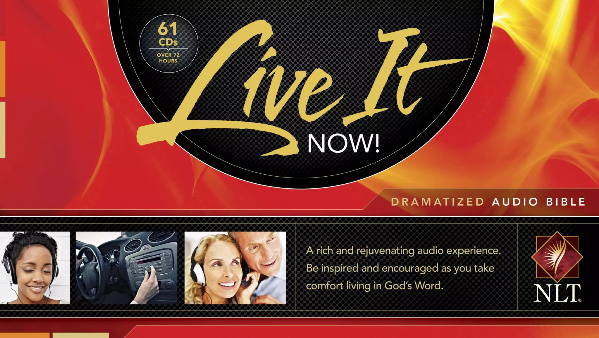 NLT Live It Now Dramatized Audio Bible CD