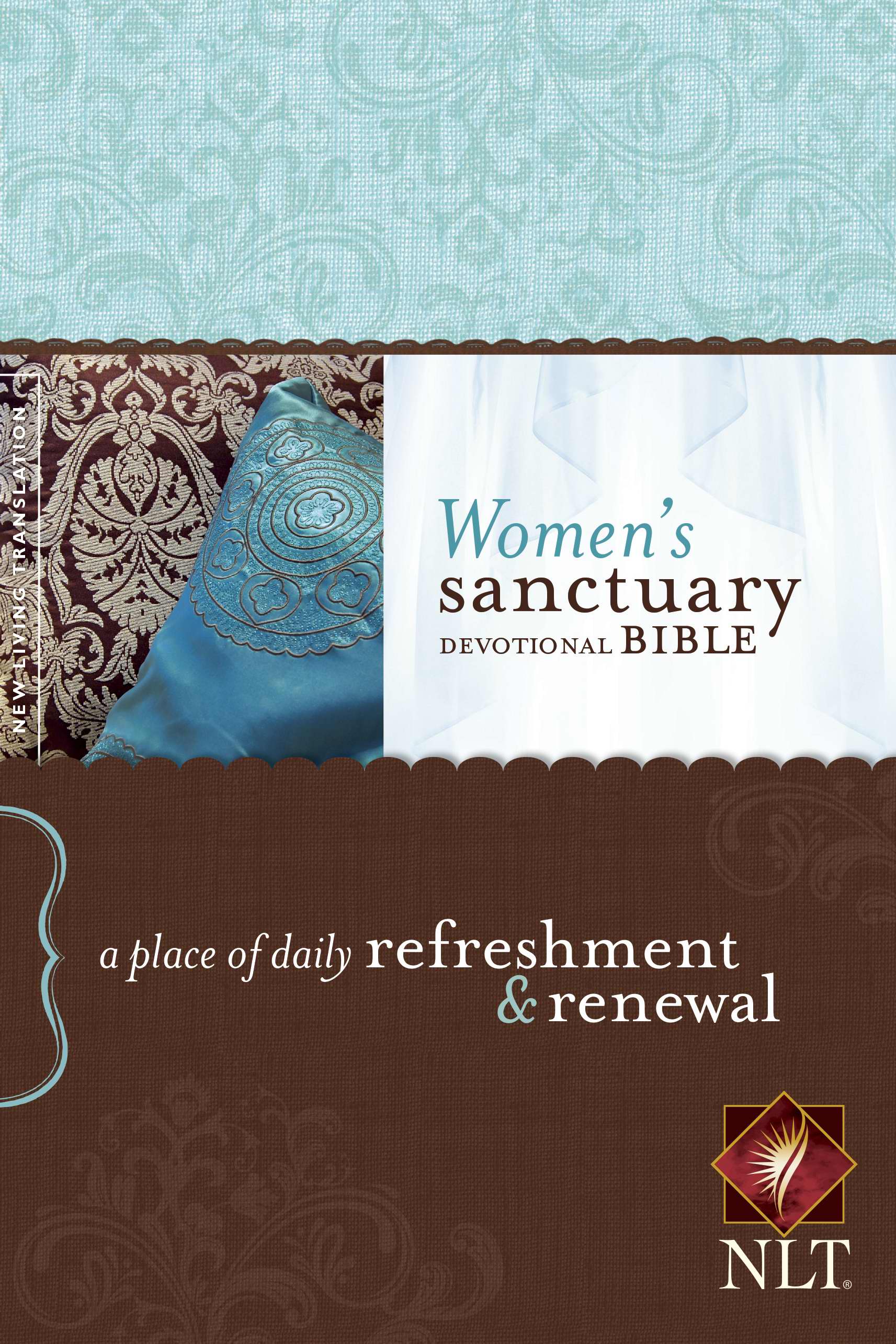 NLT Womens Sanctuary Devotional Bible Hardback Free Delivery Eden