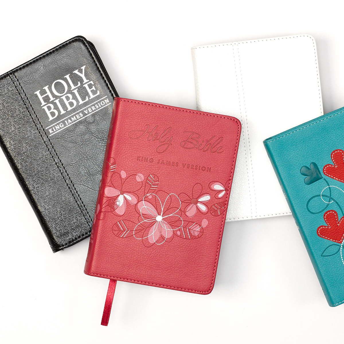 KJV Pocket Bible, Pink, Imitation Leather, Gift, Ribbon Marker, Lay