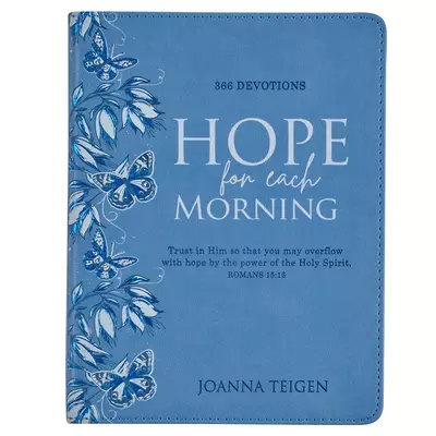 Devotional Hope for Each Morning Faux Leather