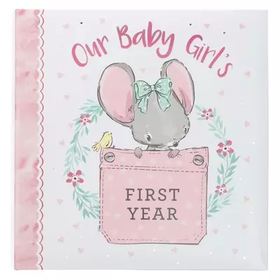 Memory Book Our Baby Girl's First Year Padded Hardcover