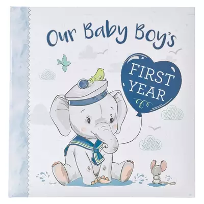Memory Book Our Baby Boy's First Year Padded Hardcover