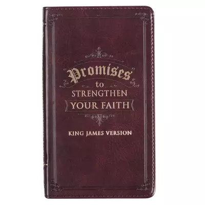 Gift Book Promises to Strengthen Your Faith KJV Faux Leather