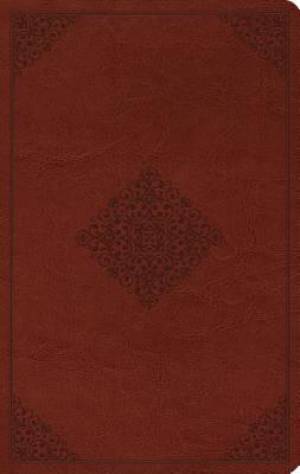 ESV Large Print Value Thinline Bible (TruTone, Tan, Ornament Design)