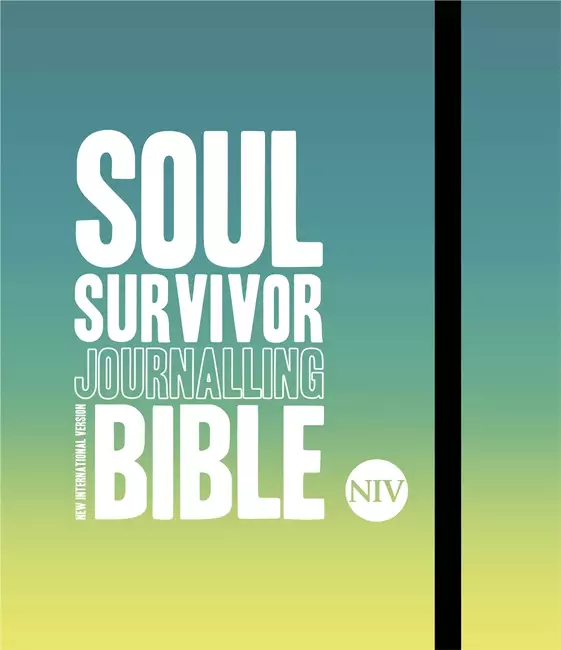 NIV Soul Survivor Journalling Bible, Green, Hardback, Wide Margins, Colour in Verses, Verse-Mapping Pages, Activities, 30 Bible Studies
