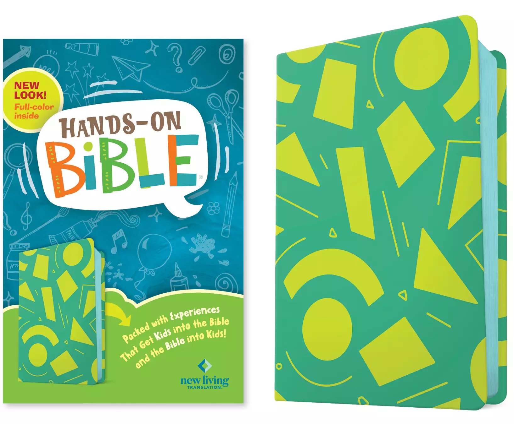 NLT Hands-On Bible, Third Edition (LeatherLike, Green Lines and